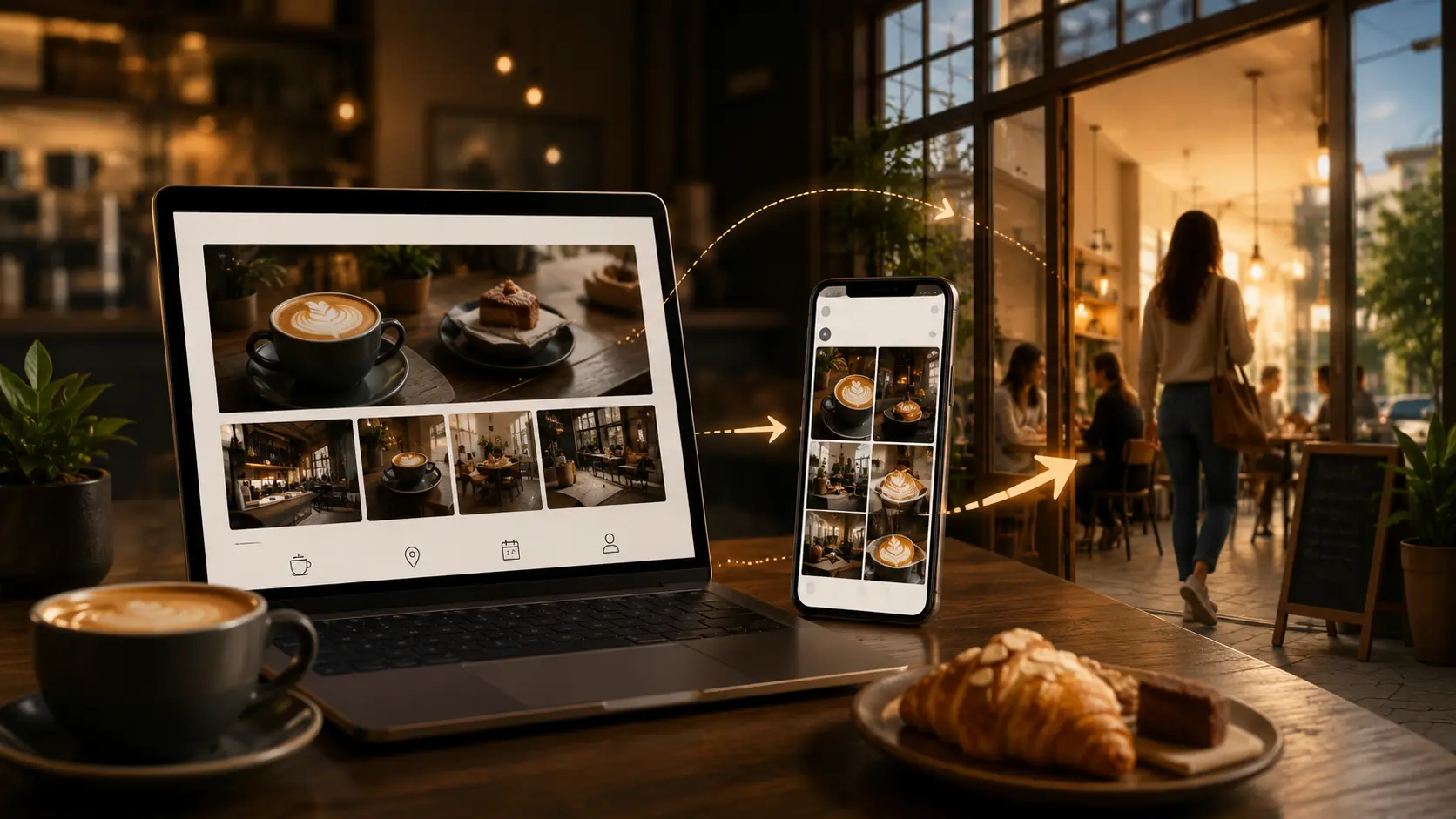 Café Website Design: How to Convert Instagram Visitors into Walk-Ins